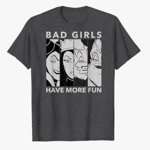NWOT Port and Company Disney Villains Bad Girls T-Shirt